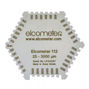 英国易高Elcometer 112AL|Elcometer 112|Elcometer 3236 六角湿膜梳|B112AL12473-3|K0003236M201|K0003236M202|B112-1B|K0US3236M203|K0US3236M204|B112-2B